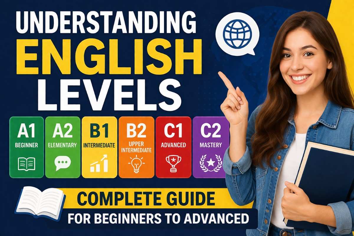 English Levels A1 to C2 – Fully Decoded.